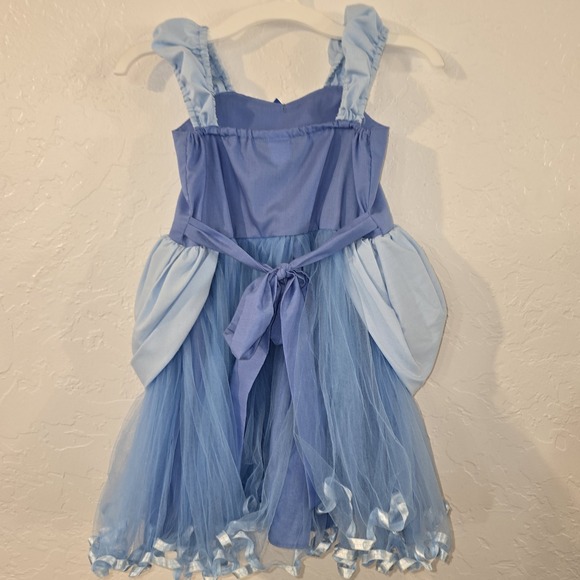 Lover Dovers 4T/5T Blue Ruffle tutu ribbon Cinderella dress costume dress up - Picture 6 of 10